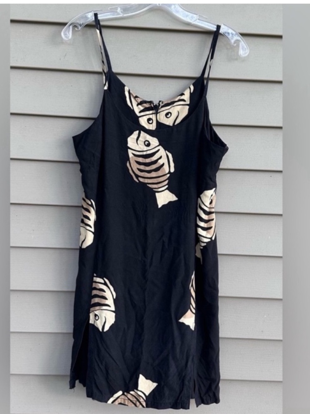 fish print romper Bali Batiks Resortwear rayon women’s large